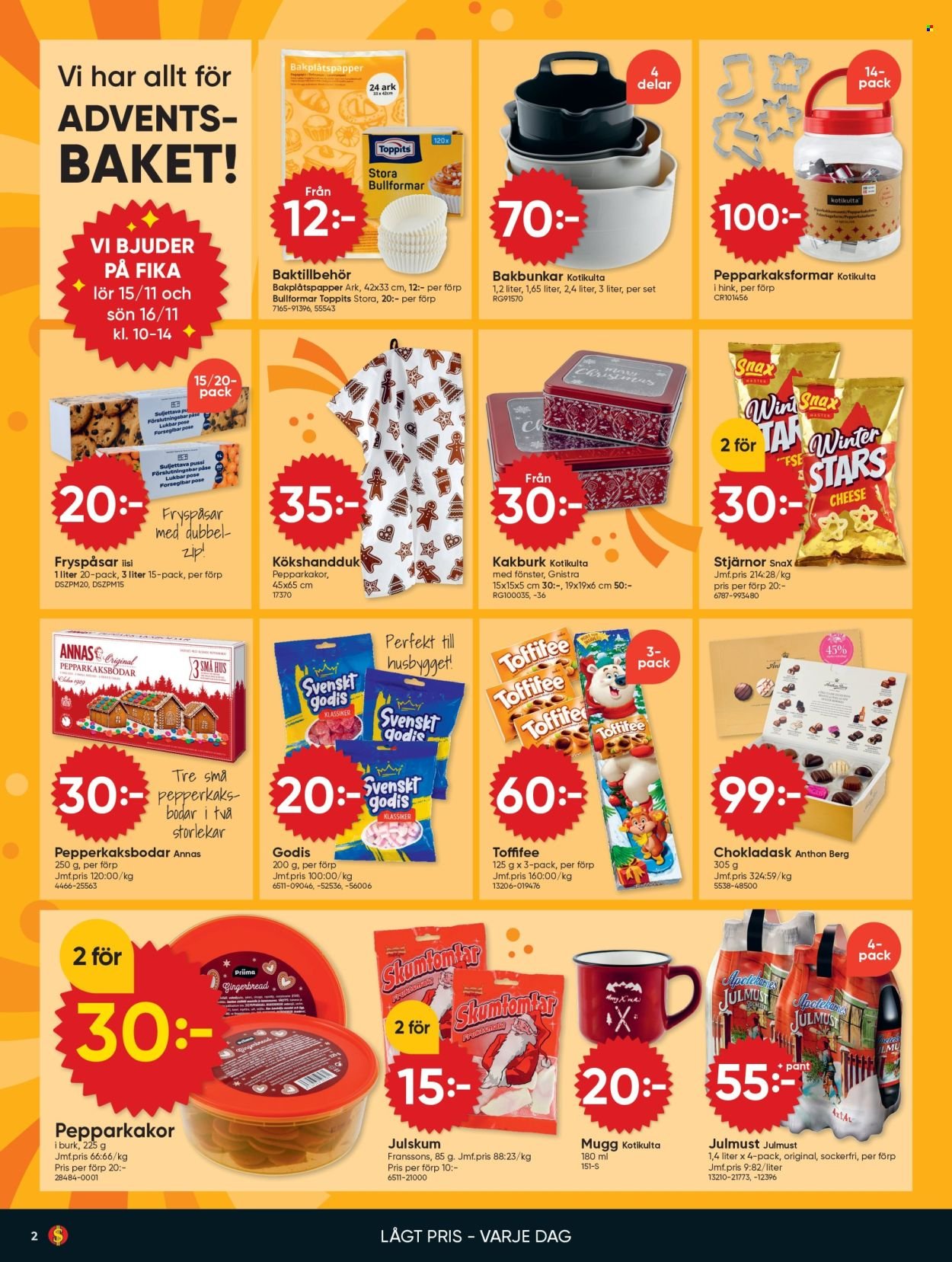 DOLLARSTORE reklamblad - T.o.m. måndag 10/11 2025