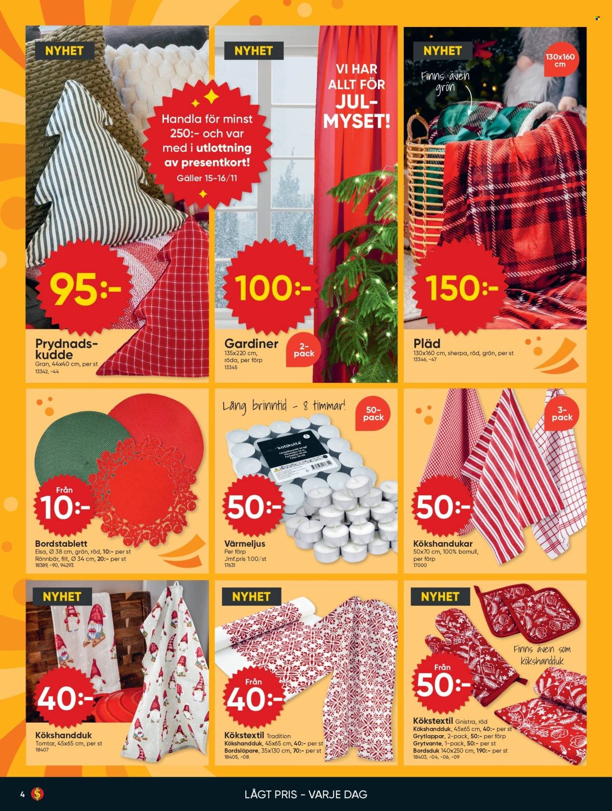 DOLLARSTORE reklamblad - T.o.m. måndag 10/11 2025