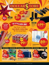 DOLLARSTORE reklamblad - T.o.m. måndag 10/11 2025