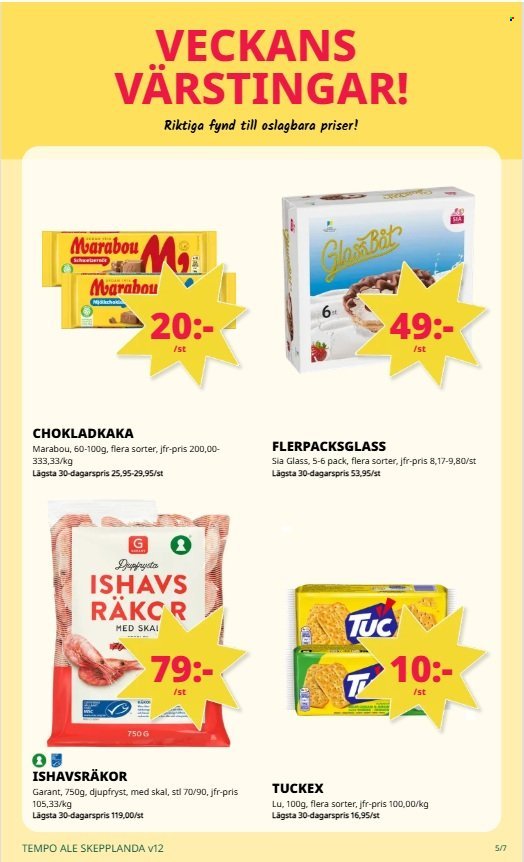 TEMPO reklamblad - T.o.m. måndag 16/03 2026