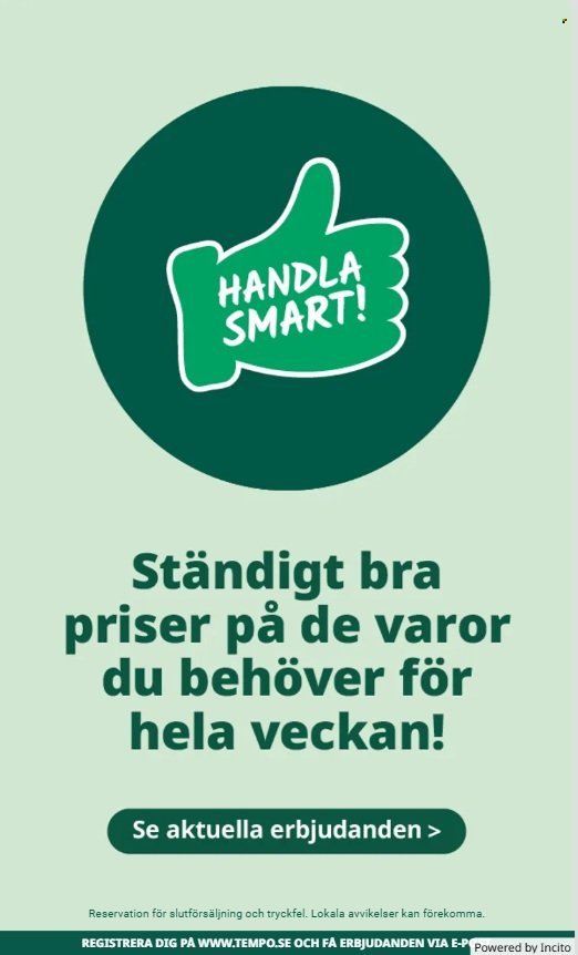 TEMPO reklamblad - T.o.m. måndag 16/03 2026