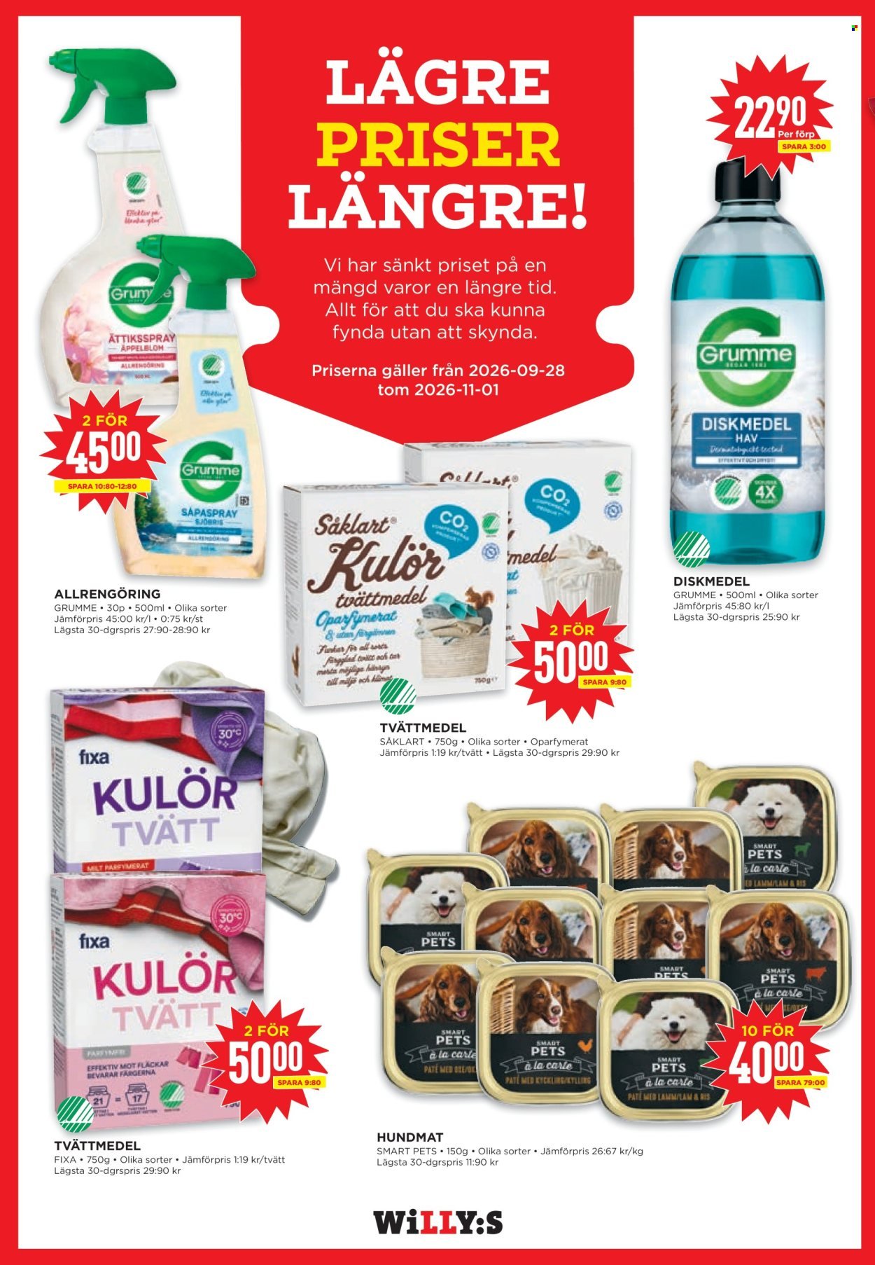 WILLYS reklamblad - T.o.m. måndag 19/10 2026