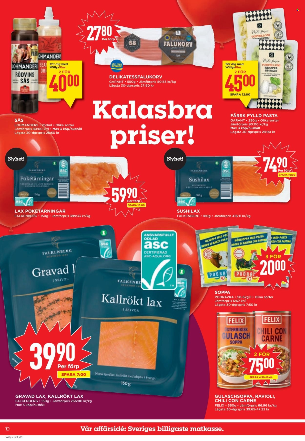 WILLYS reklamblad - T.o.m. måndag 19/10 2026