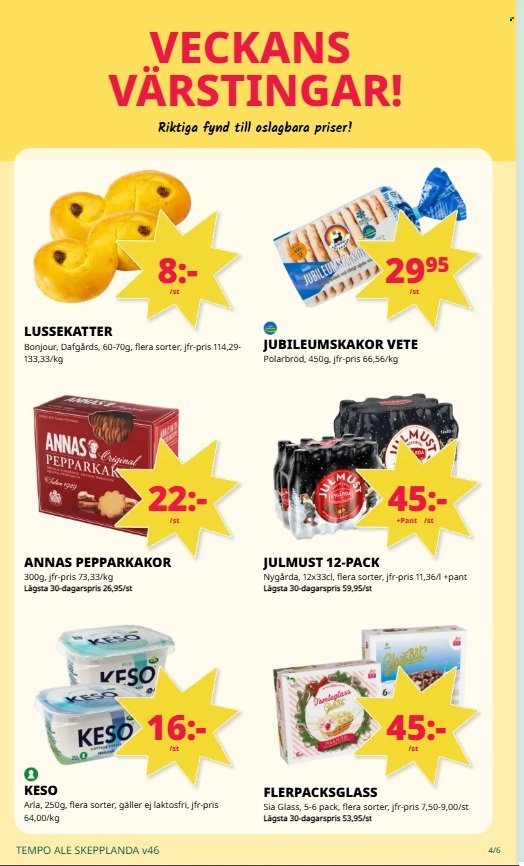 TEMPO reklamblad - T.o.m. måndag 10/11 2025