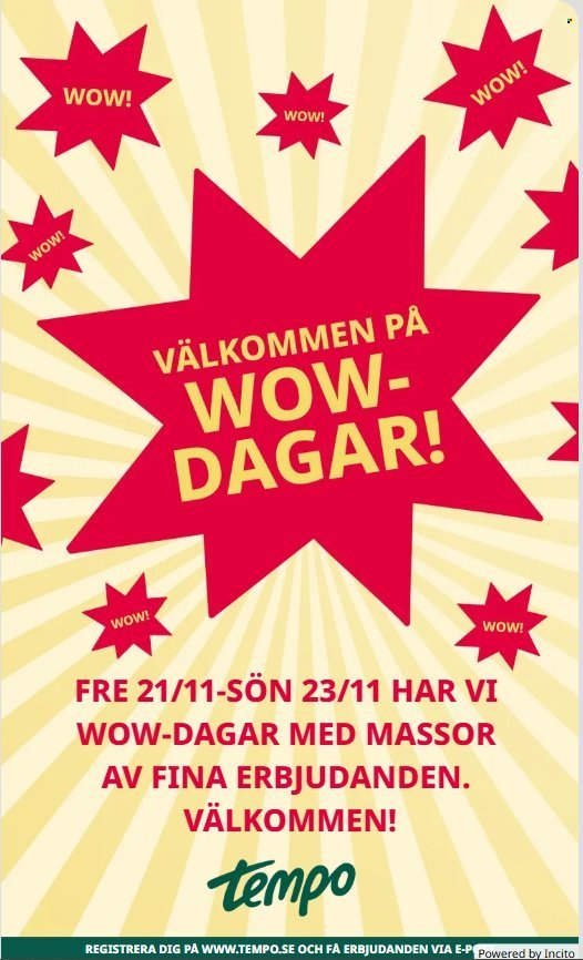 TEMPO reklamblad - T.o.m. måndag 10/11 2025