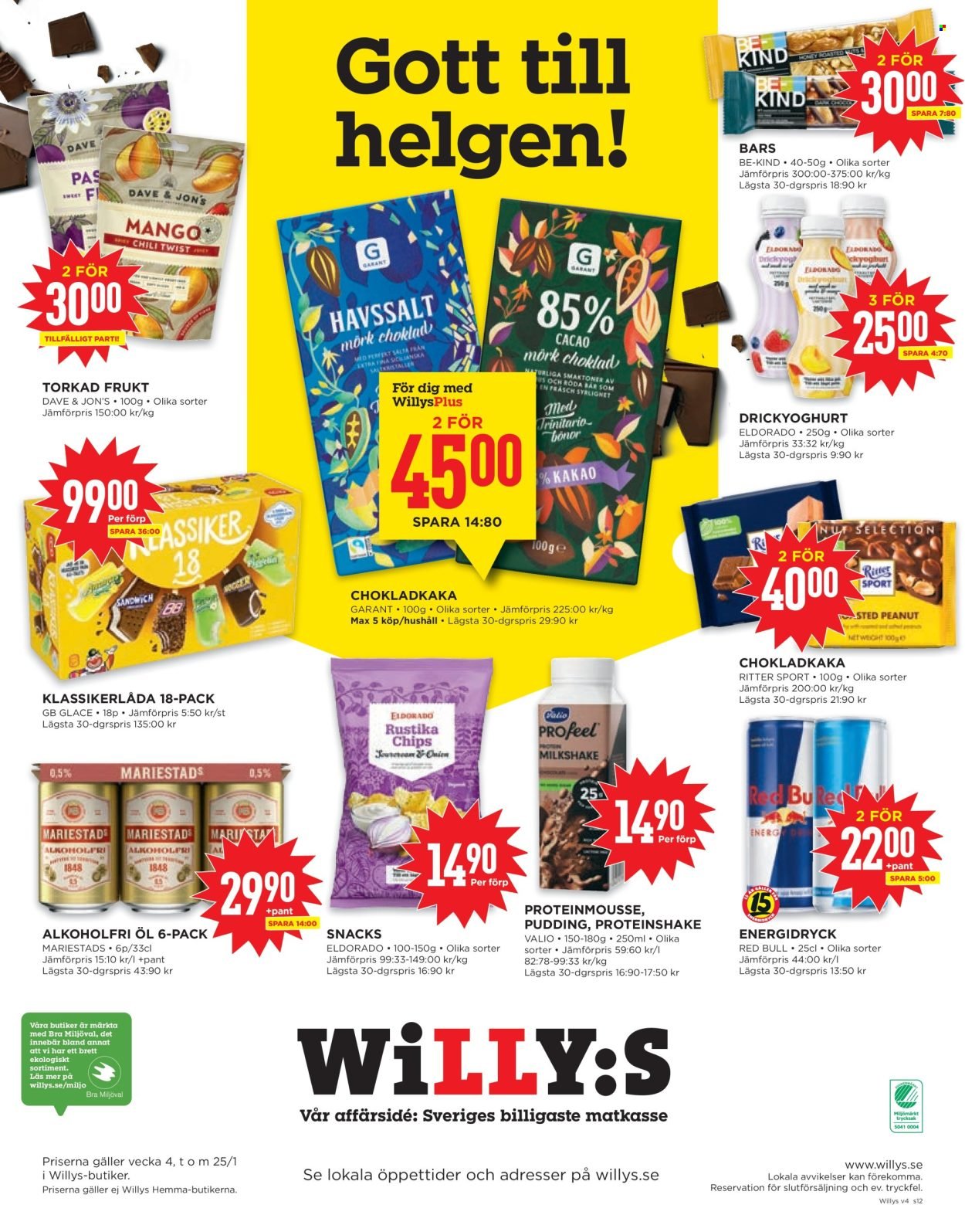 WILLYS reklamblad - T.o.m. måndag 19/01 2026