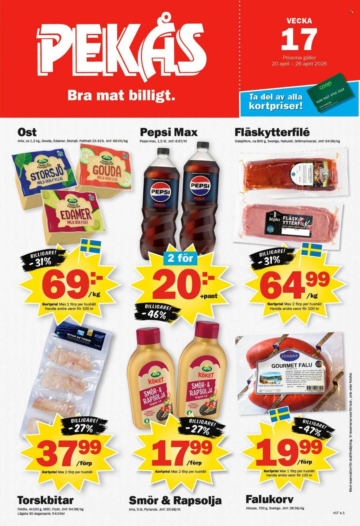 PEKÅS reklamblad - T.o.m. måndag 20/04 2026