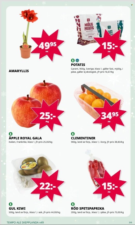 TEMPO reklamblad - T.o.m. måndag 01/12 2025