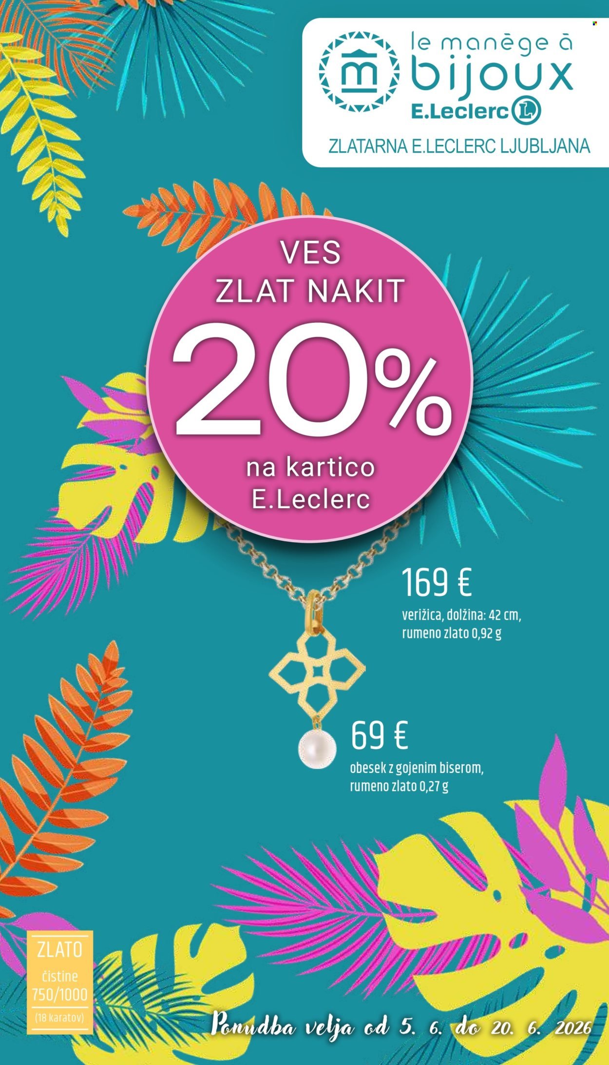 E.LECLERC katalog - Zlatarna