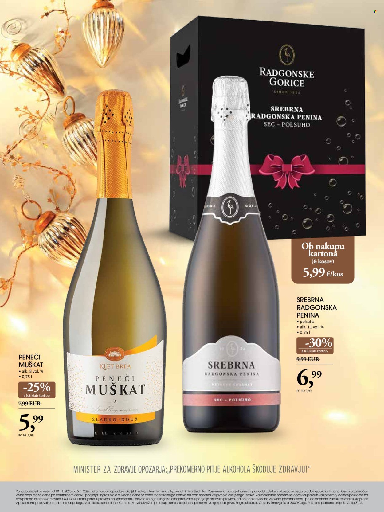 TUŠ katalog - VINO IN KULINARIKA (2025-11-19 - 2026-01-05)