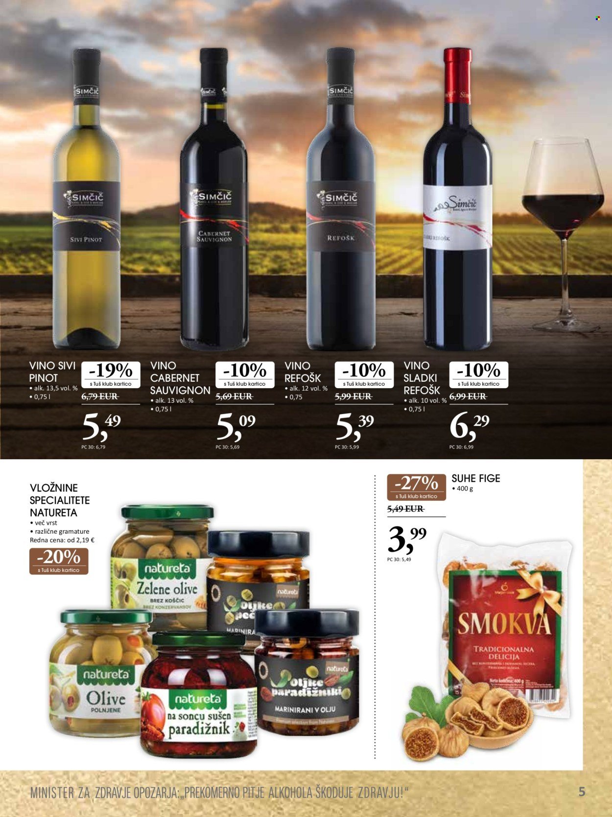 TUŠ katalog - VINO IN KULINARIKA (2025-11-19 - 2026-01-05)