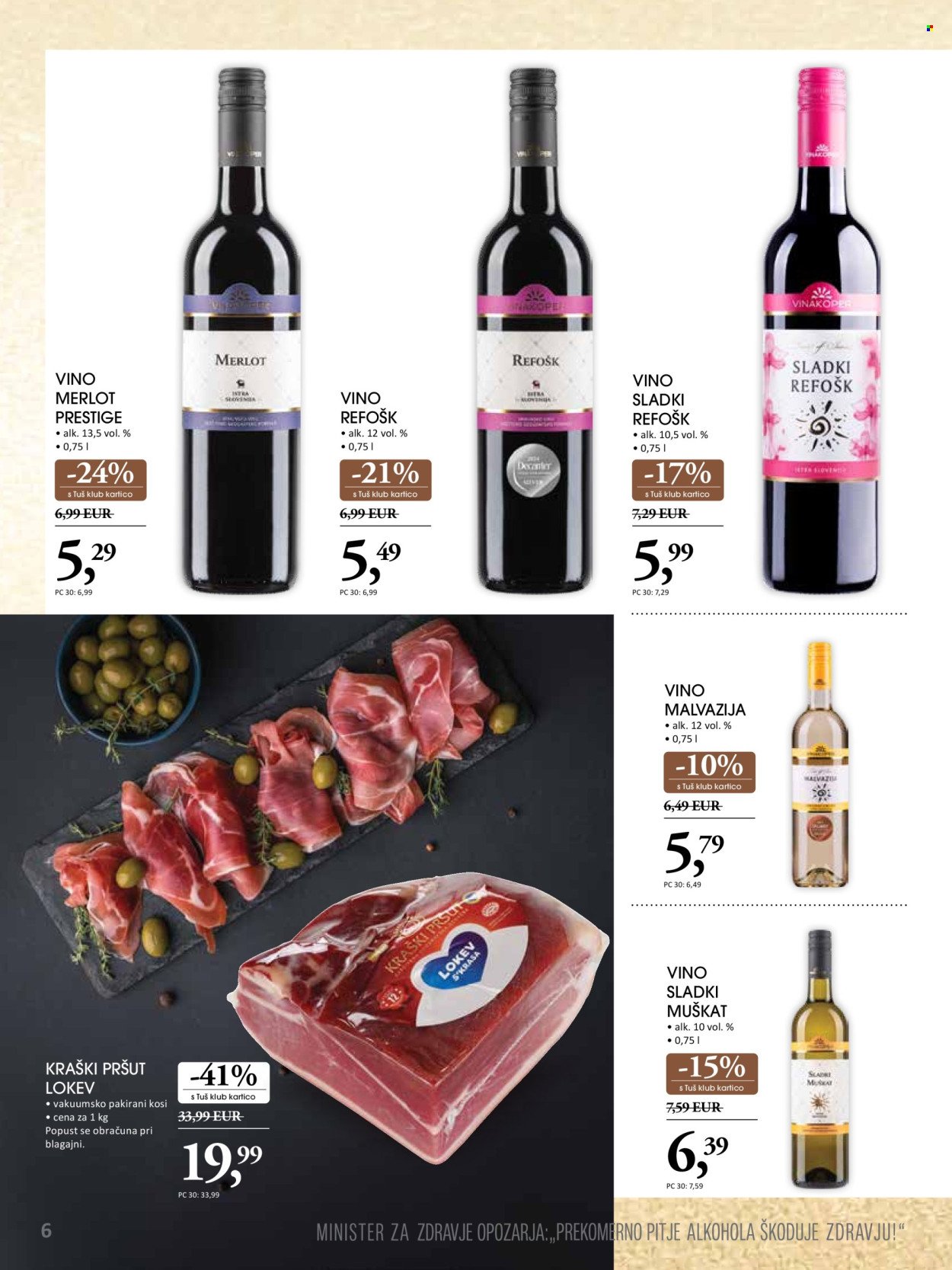 TUŠ katalog - VINO IN KULINARIKA (2025-11-19 - 2026-01-05)