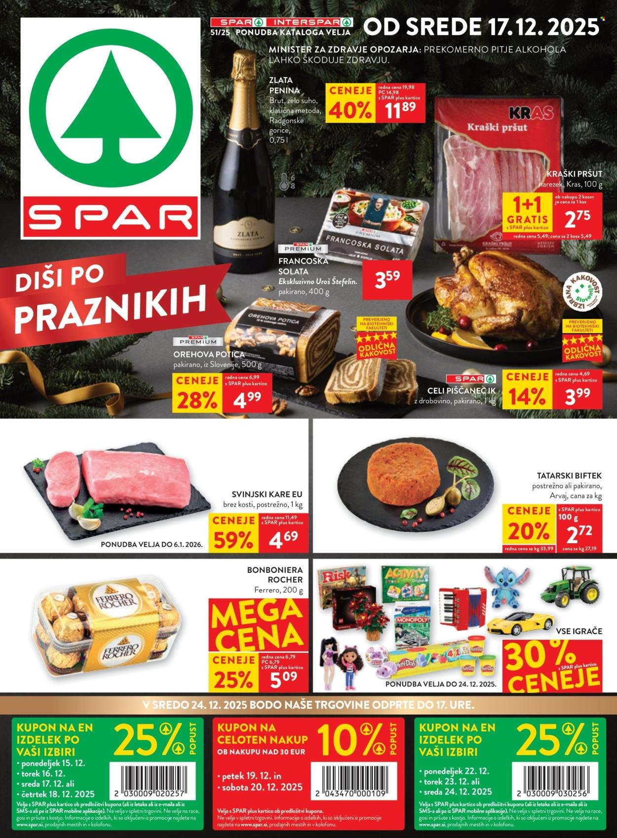 SPAR katalog - Od srede, 17. 12. 2025 (2025-12-17 - 2025-12-31)
