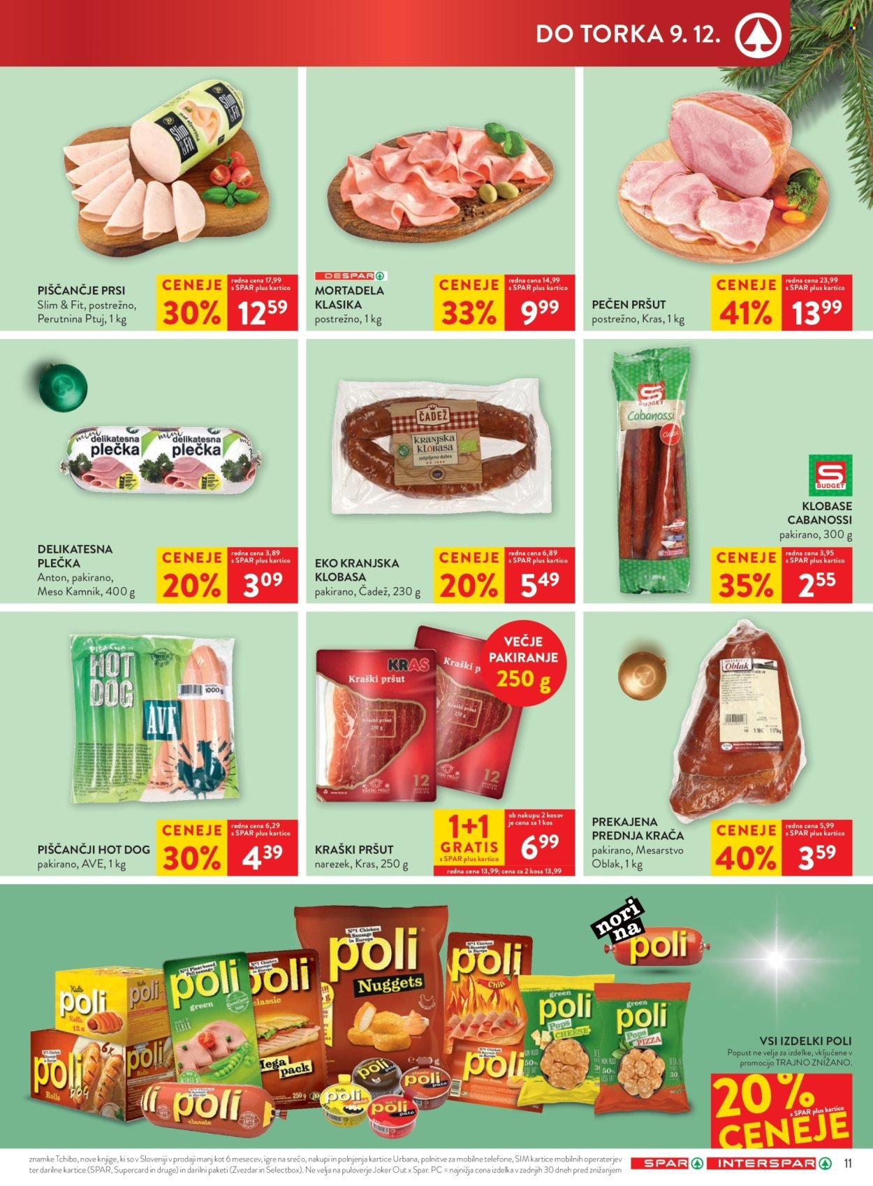 SPAR katalog - Od srede, 3. 12. 2025 (2025-12-03 - 2025-12-31)