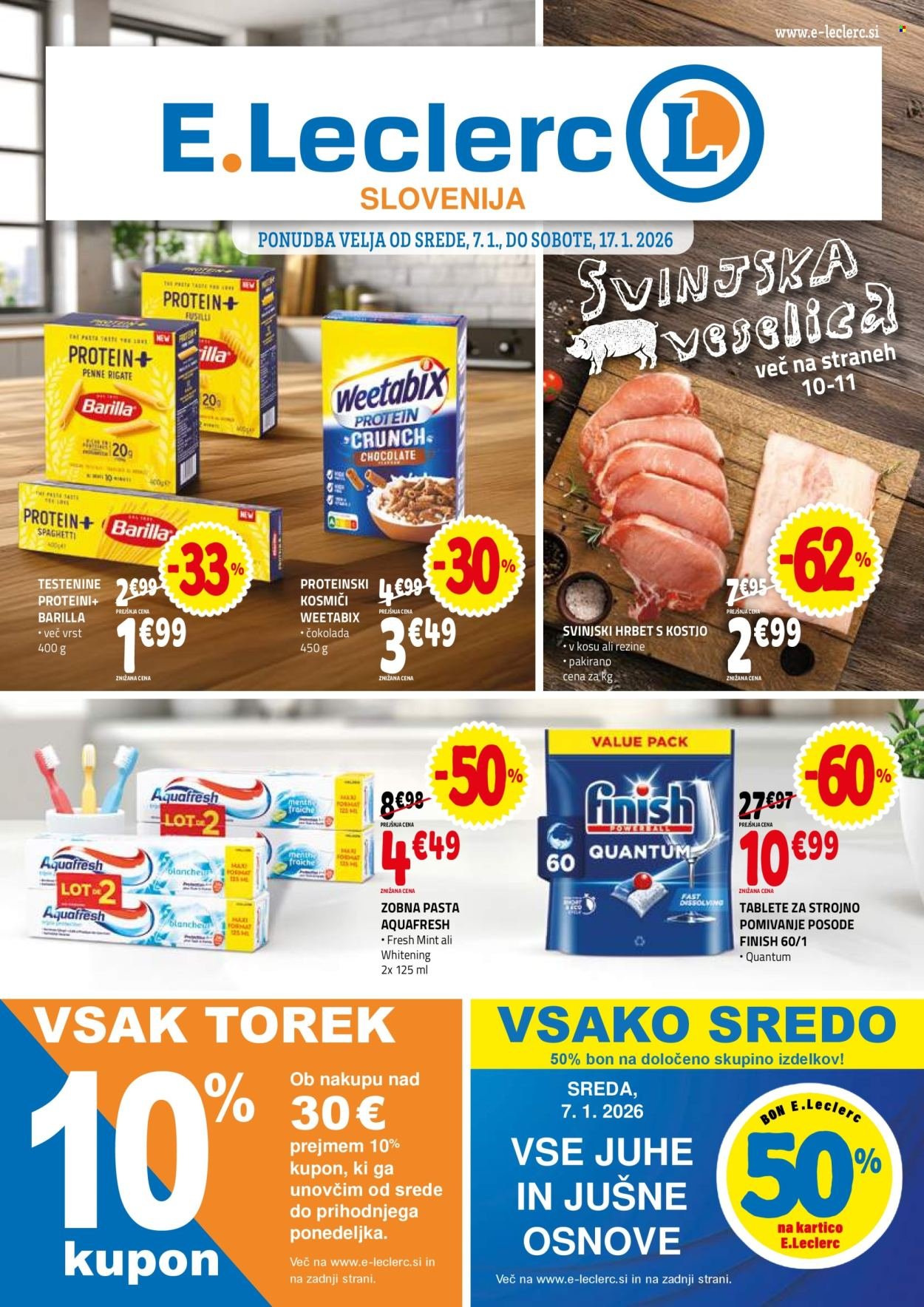 E.LECLERC katalog - Od srede, 7. 1. 2026 (2026-01-07 - 2026-01-17)