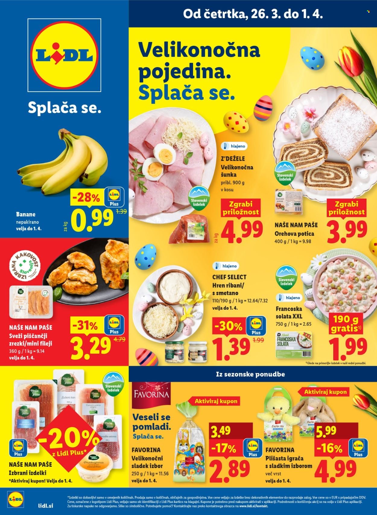 LIDL katalog - Od četrtka, 26. 3. 2026 (2026-03-26 - 2026-04-01)
