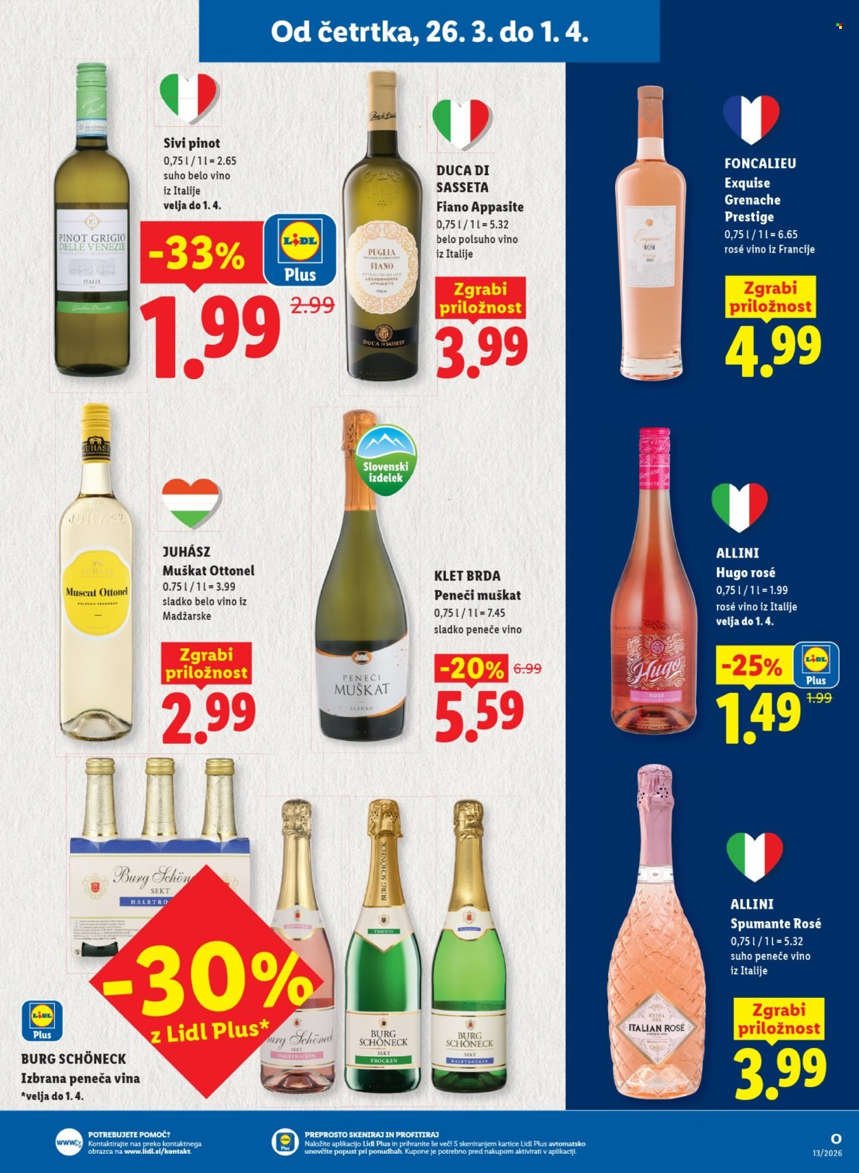 LIDL katalog - Od četrtka, 26. 3. 2026 (2026-03-26 - 2026-04-01)