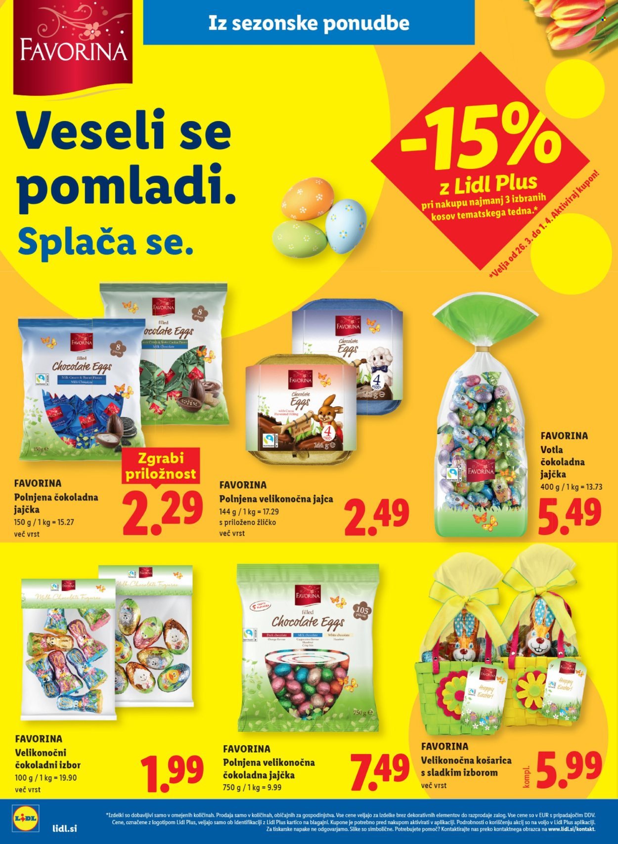 LIDL katalog - Od četrtka, 26. 3. 2026 (2026-03-26 - 2026-04-01)