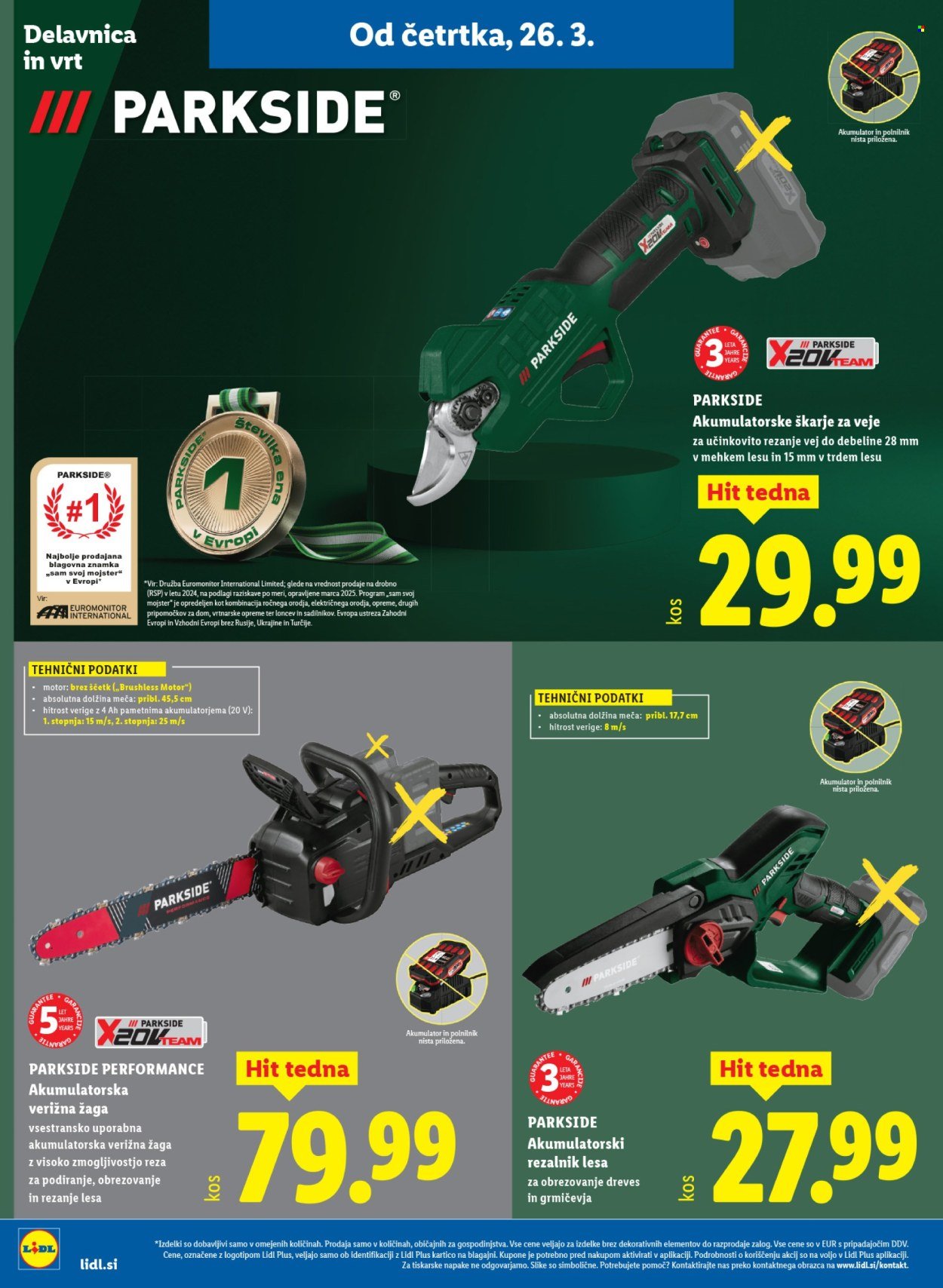 LIDL katalog - Od četrtka, 26. 3. 2026 (2026-03-26 - 2026-04-01)