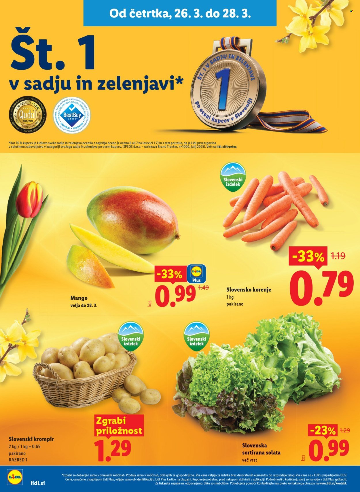 LIDL katalog - Od četrtka, 26. 3. 2026 (2026-03-26 - 2026-04-01)