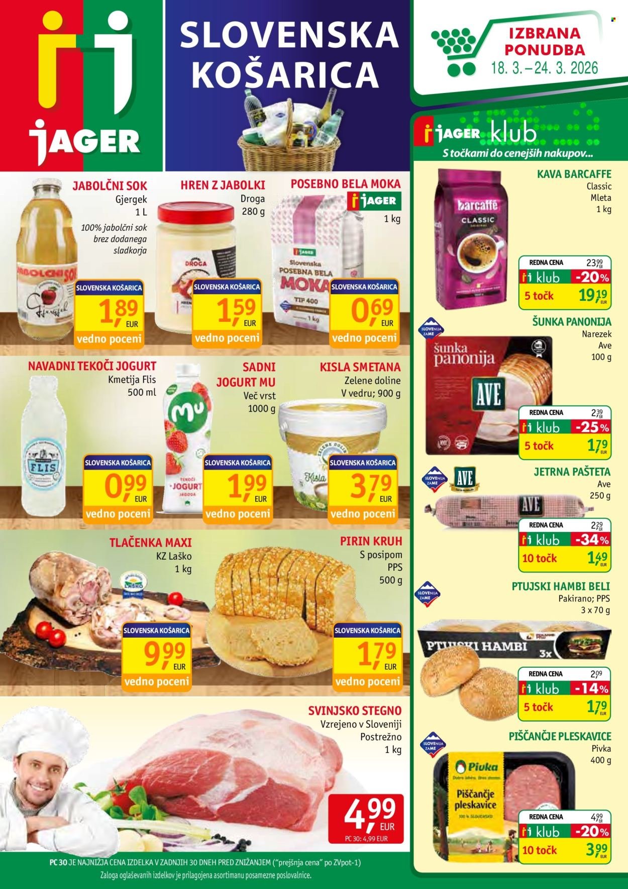 JAGER katalog - Katalog živila (2026-03-18 - 2026-03-24)