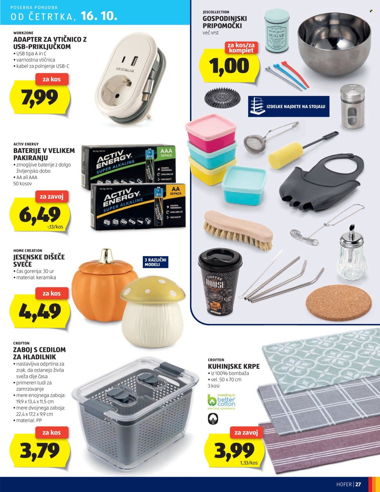HOFER katalog - Od četrtka, 9. 10. 2025 (2025-10-09 - 2025-10-16)