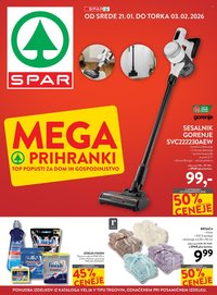 SPAR katalog - Katalog Mega SPAR prihranki (2026-01-21 - 2026-02-03)