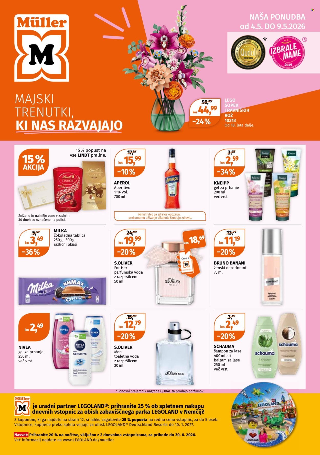 MÜLLER katalog - Majski trenutki, ki razvajajo (2026-05-04 - 2026-05-09)
