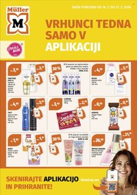 MÜLLER katalog - Vrhunci tedna v aplikaciji (2026-02-16 - 2026-02-21)