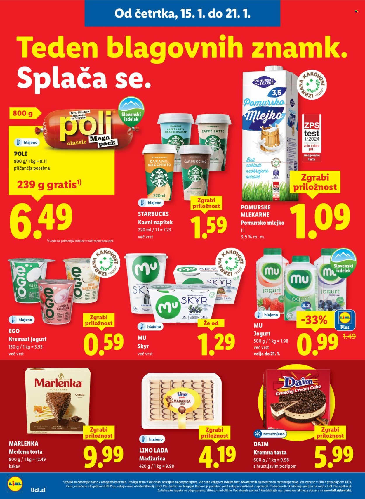 LIDL katalog - Od četrtka, 15. 1. 2026 (2026-01-15 - 2026-01-21)