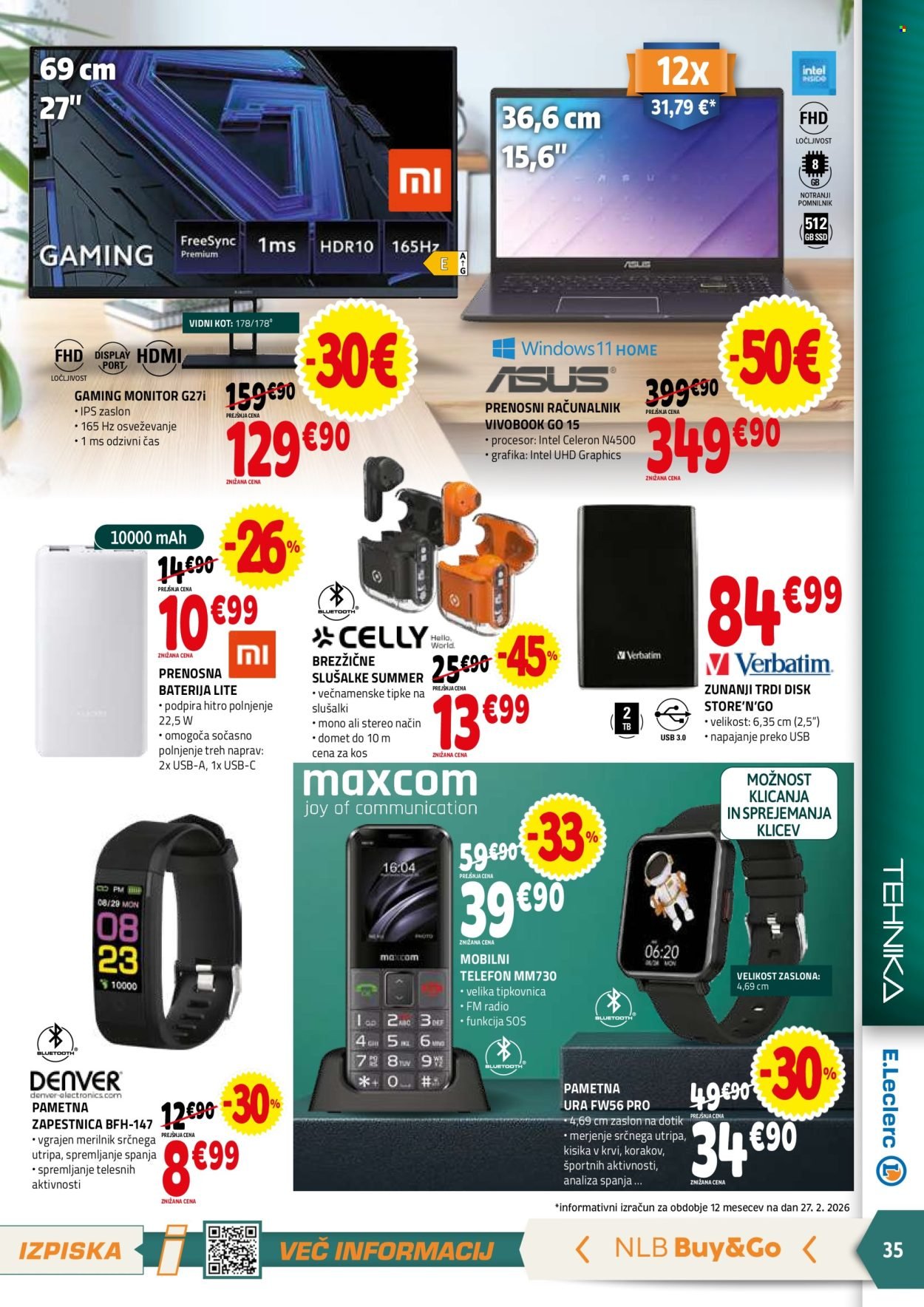 E.LECLERC katalog - Od srede, 11. 3. 2026 (2026-03-11 - 2026-03-21)