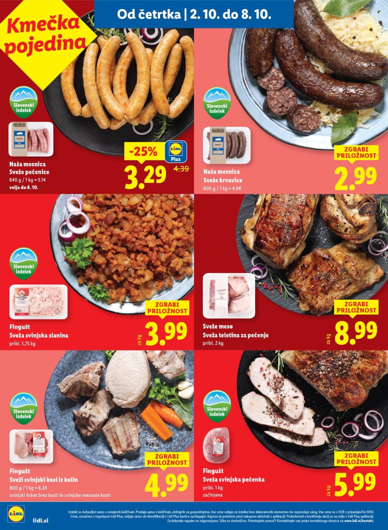 LIDL katalog - Od četrtka, 2. 10. 2025 (2025-10-02 - 2025-10-08)
