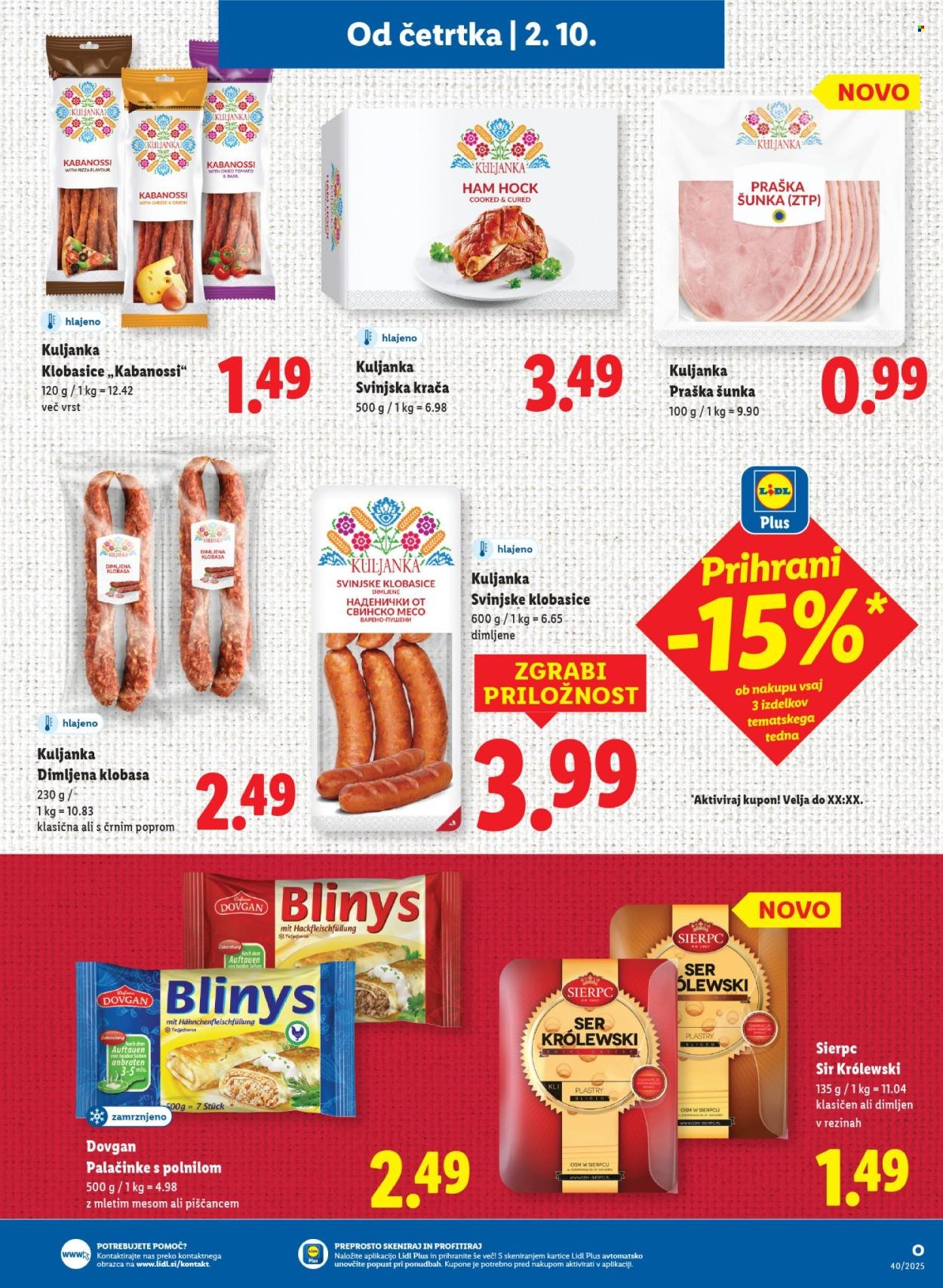LIDL katalog - Od četrtka, 2. 10. 2025 (2025-10-02 - 2025-10-08)