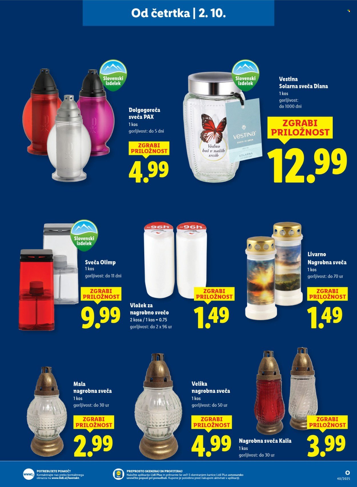 LIDL katalog - Od četrtka, 2. 10. 2025 (2025-10-02 - 2025-10-08)