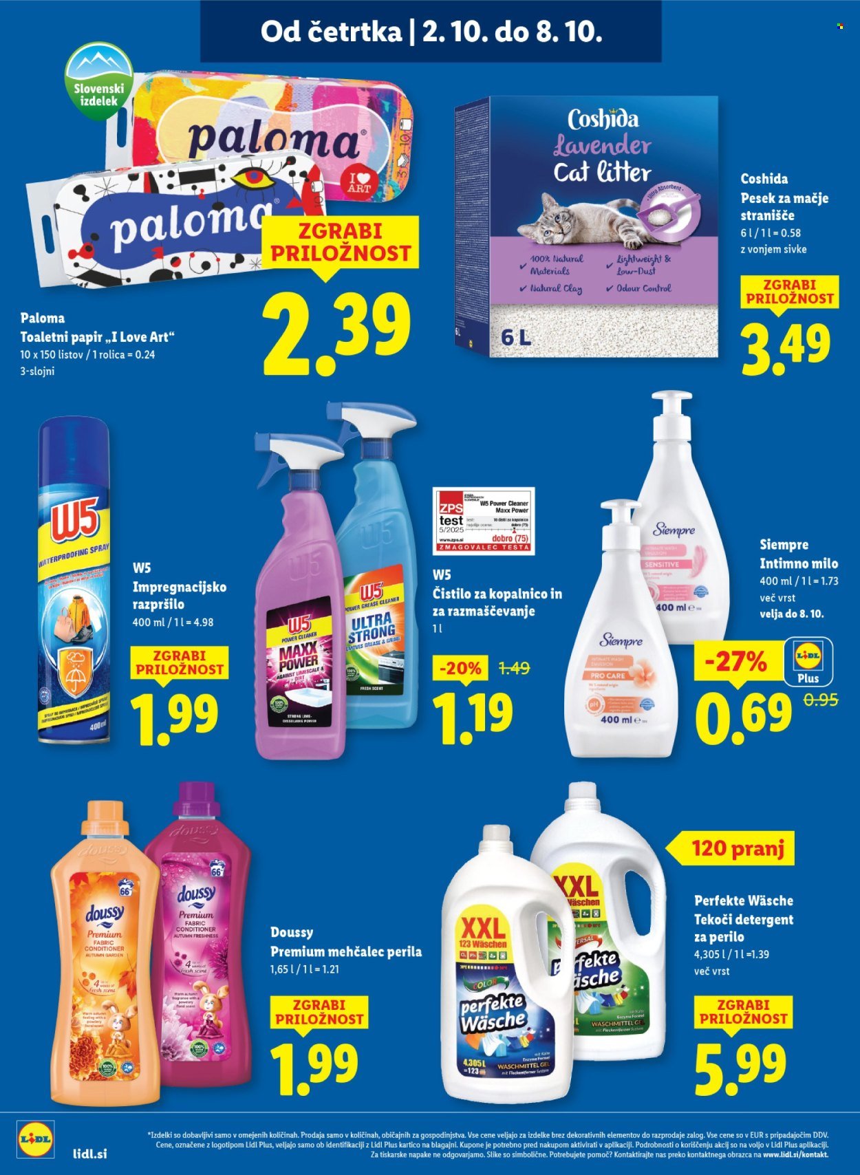 LIDL katalog - Od četrtka, 2. 10. 2025 (2025-10-02 - 2025-10-08)