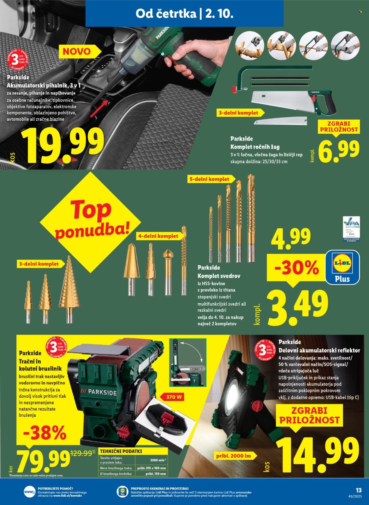 LIDL katalog - Od četrtka, 2. 10. 2025 (2025-10-02 - 2025-10-08)