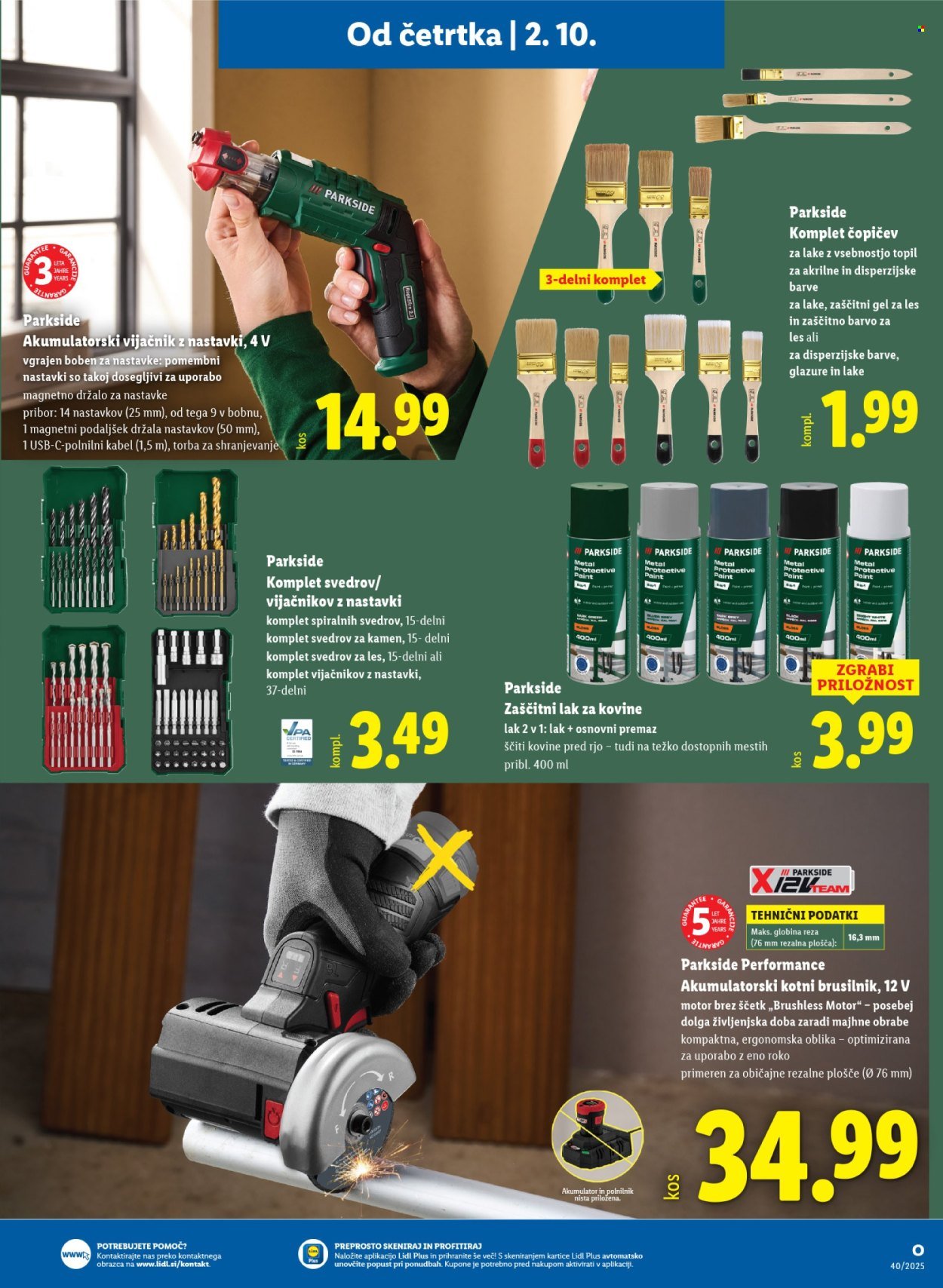 LIDL katalog - Od četrtka, 2. 10. 2025 (2025-10-02 - 2025-10-08)
