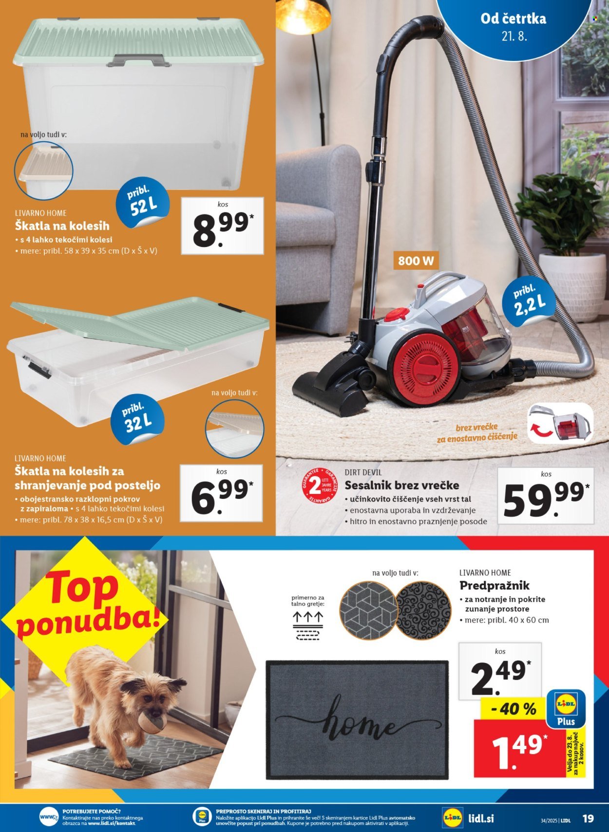 LIDL katalog - Od četrtka, 21. 8. 2025 (2025-08-21 - 2025-08-27)
