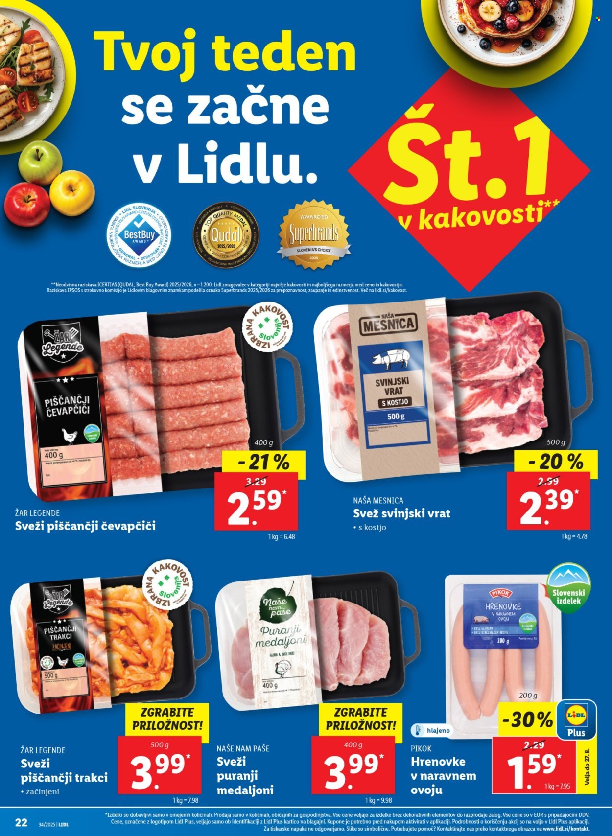 LIDL katalog - Od četrtka, 21. 8. 2025 (2025-08-21 - 2025-08-27)