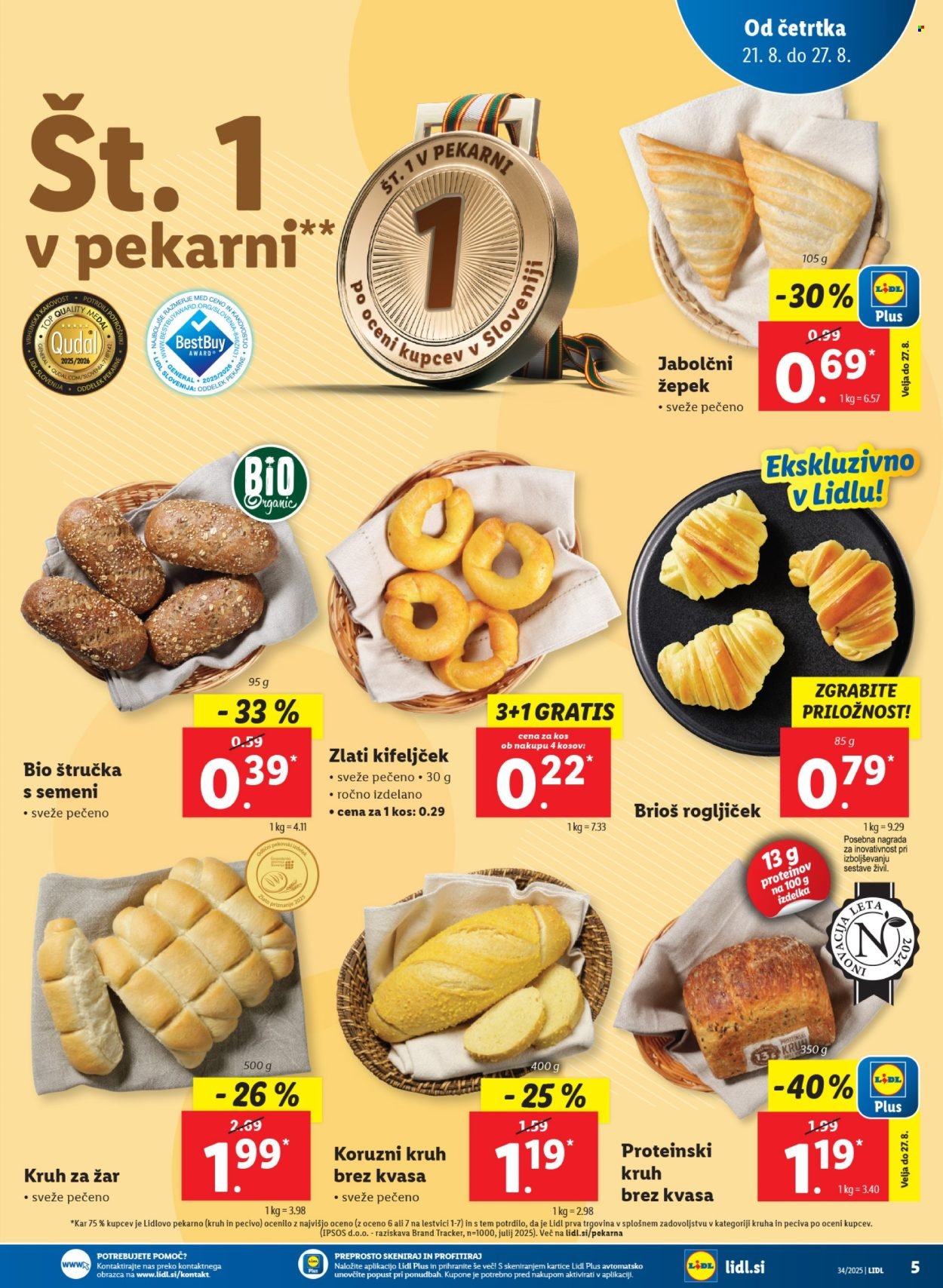 LIDL katalog - Od četrtka, 21. 8. 2025 (2025-08-21 - 2025-08-27)