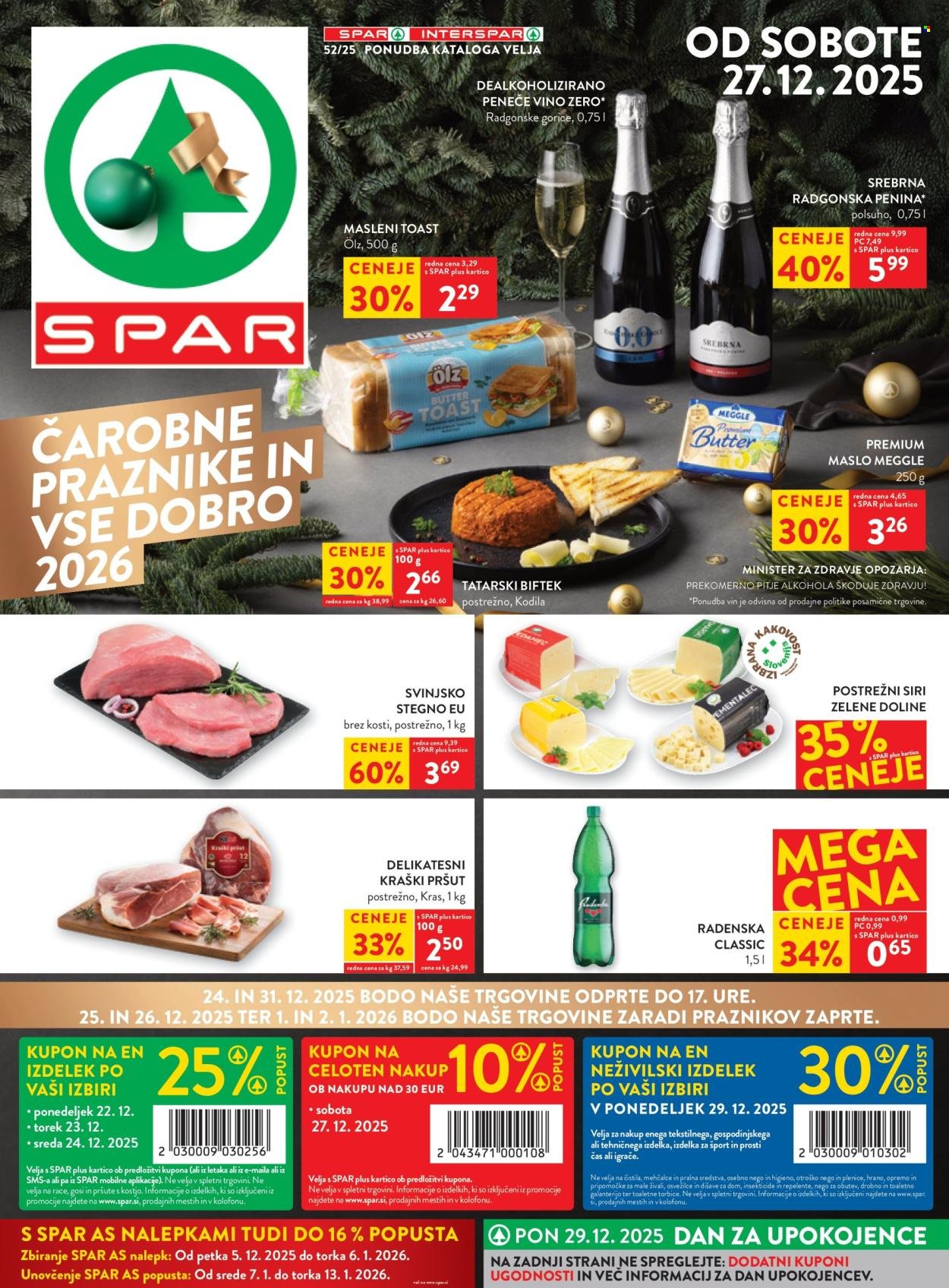 SPAR katalog - Od sobote, 27. 12. 2025 (2025-12-27 - 2026-01-06)