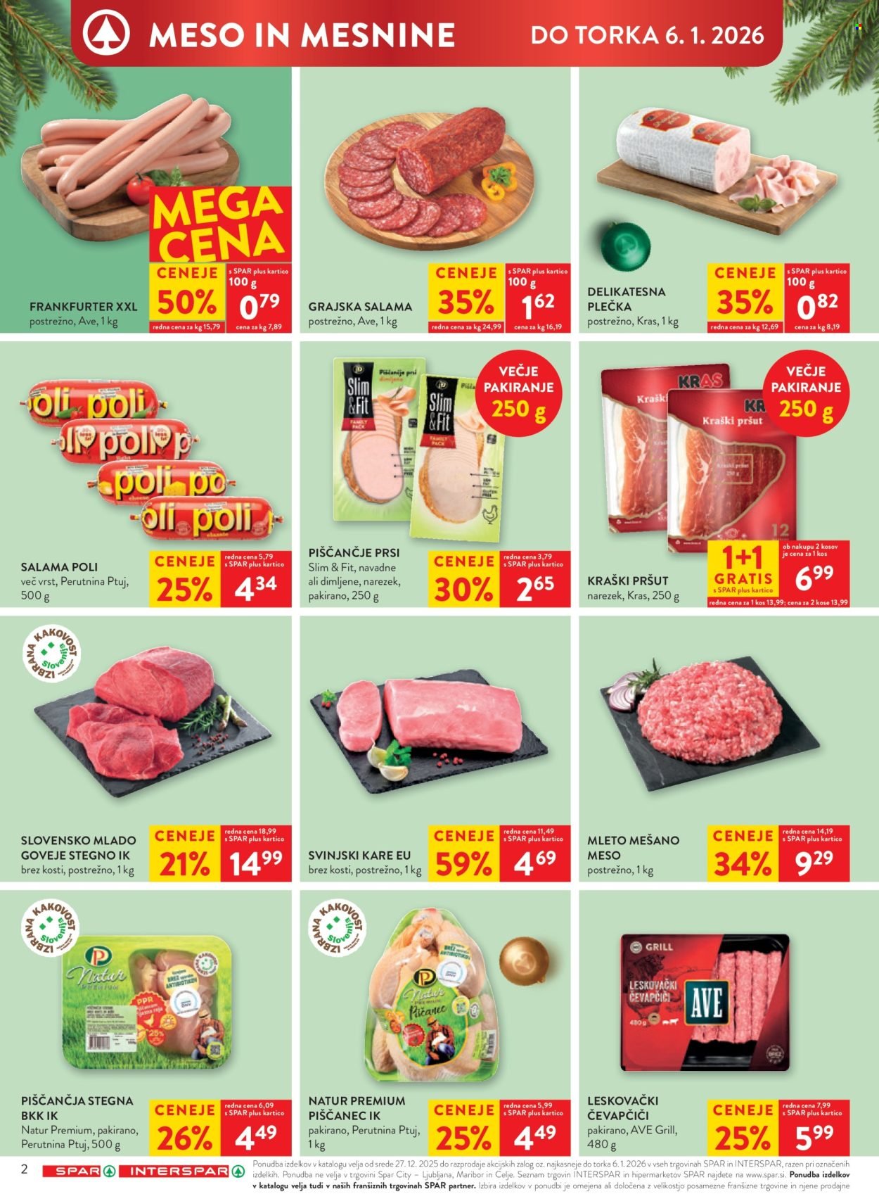 SPAR katalog - Od sobote, 27. 12. 2025 (2025-12-27 - 2026-01-06)