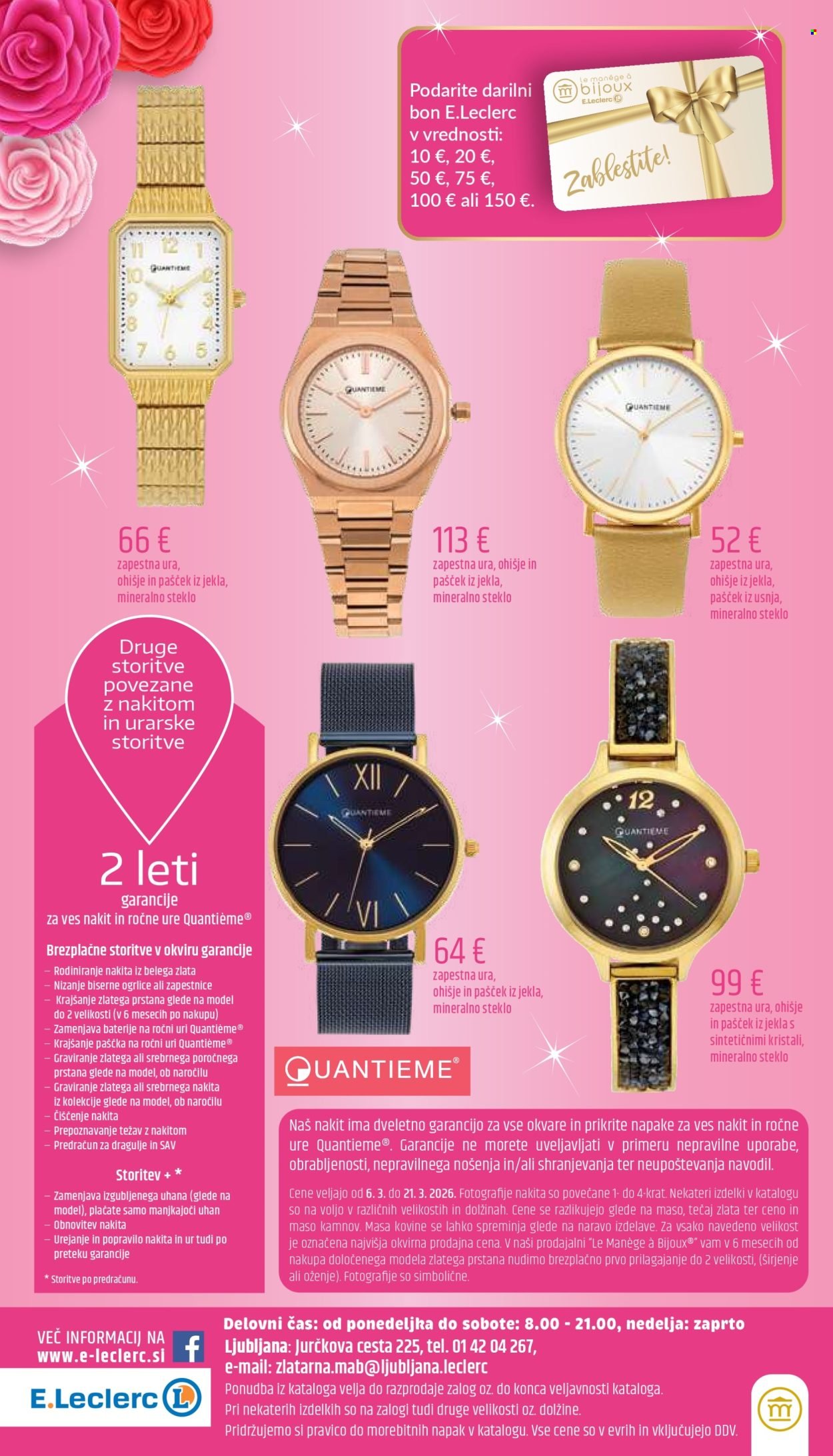 E.LECLERC katalog - Katalog Zlatarna  Ljubljana (2026-03-06 - 2026-03-21)