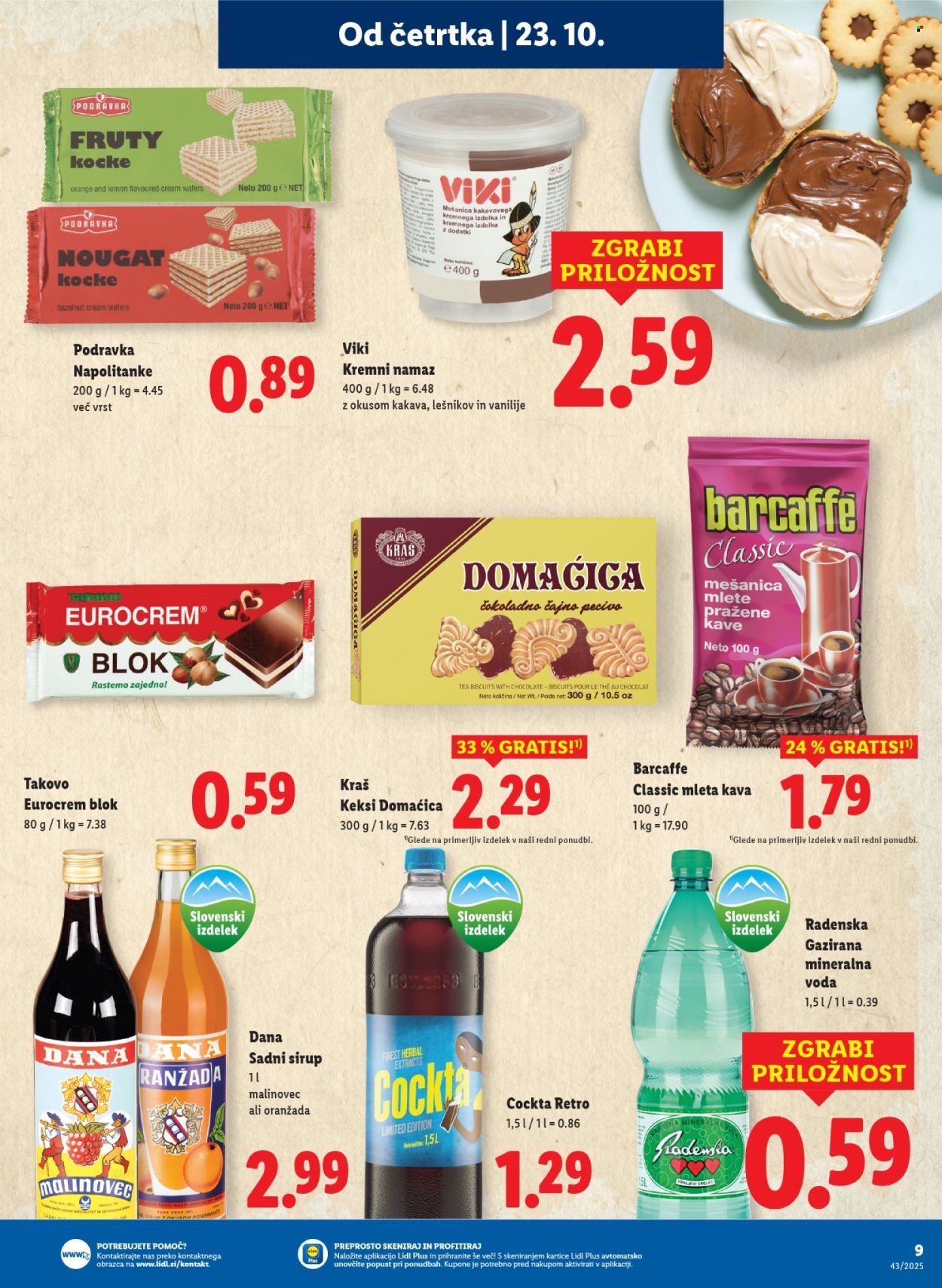 LIDL katalog - Od četrtka, 23. 10. 2025 (2025-10-23 - 2025-10-29)