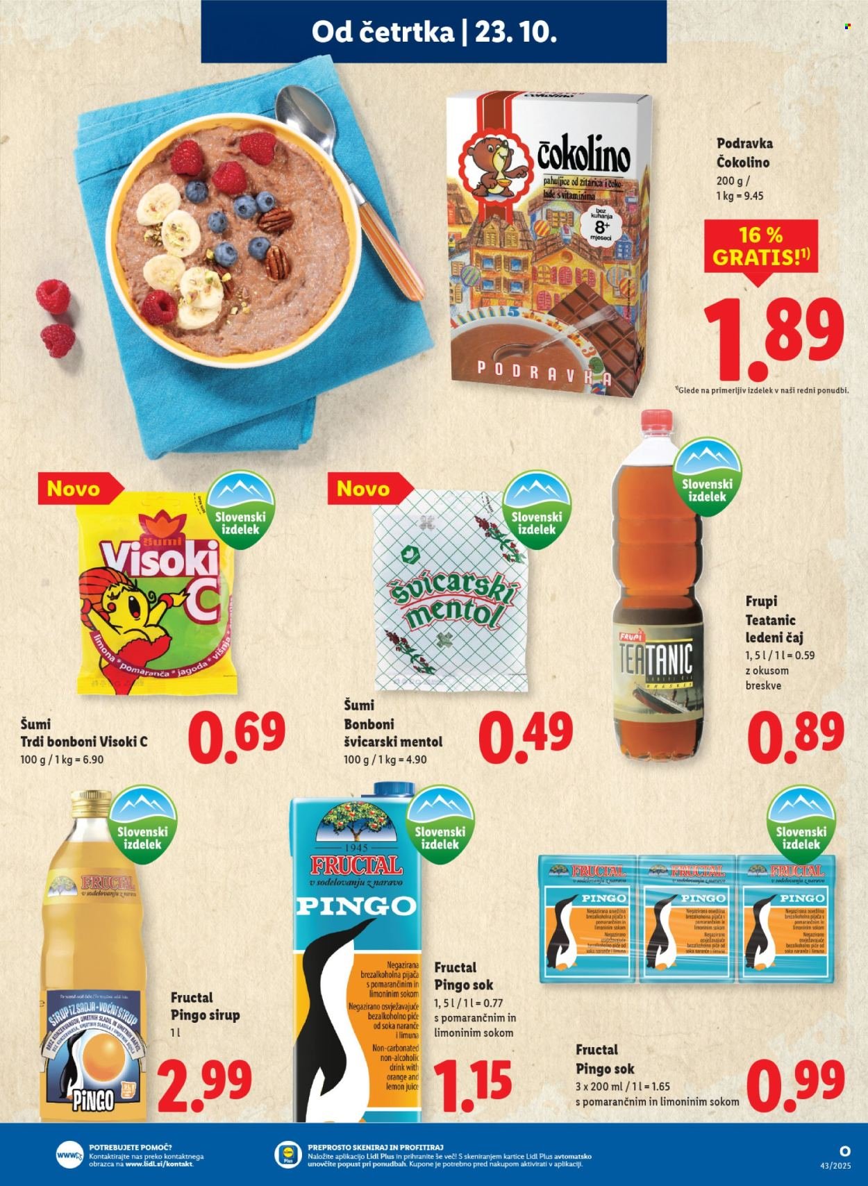 LIDL katalog - Od četrtka, 23. 10. 2025 (2025-10-23 - 2025-10-29)