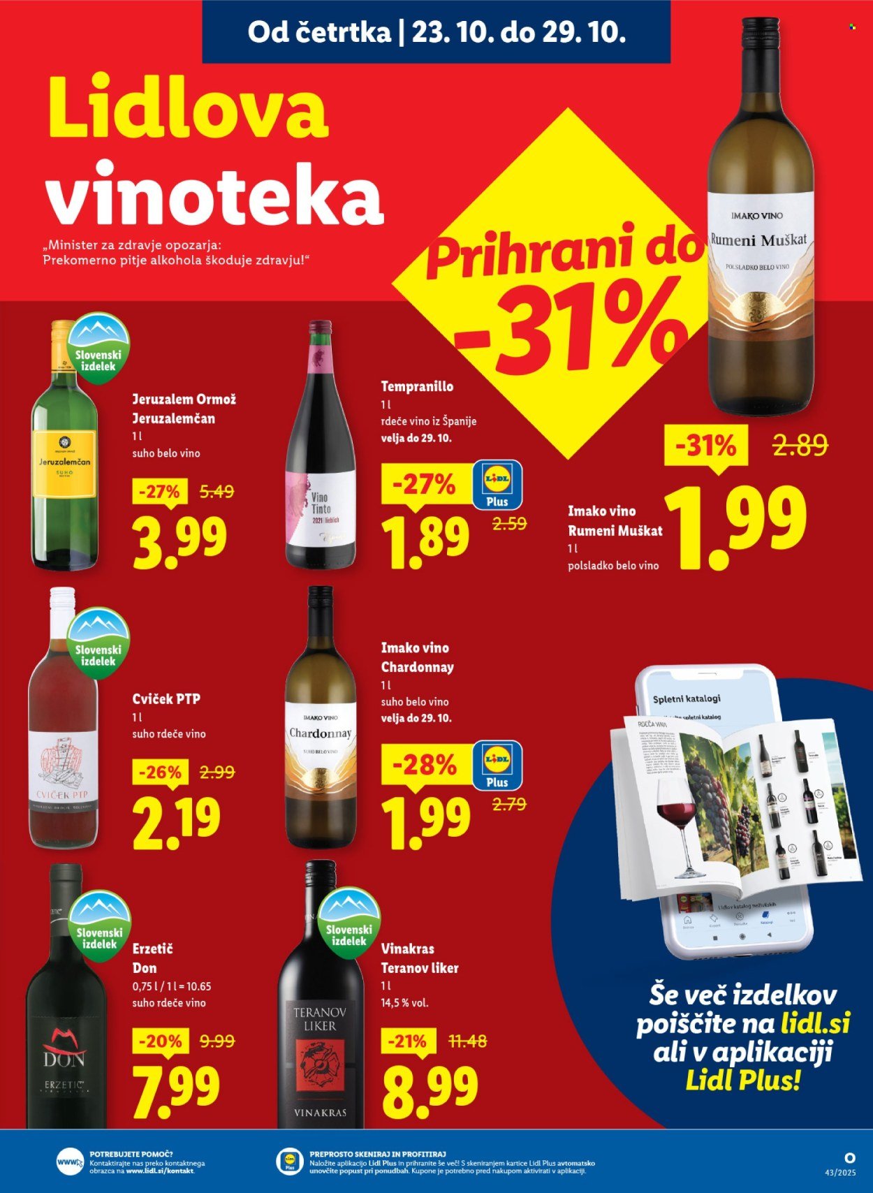 LIDL katalog - Od četrtka, 23. 10. 2025 (2025-10-23 - 2025-10-29)