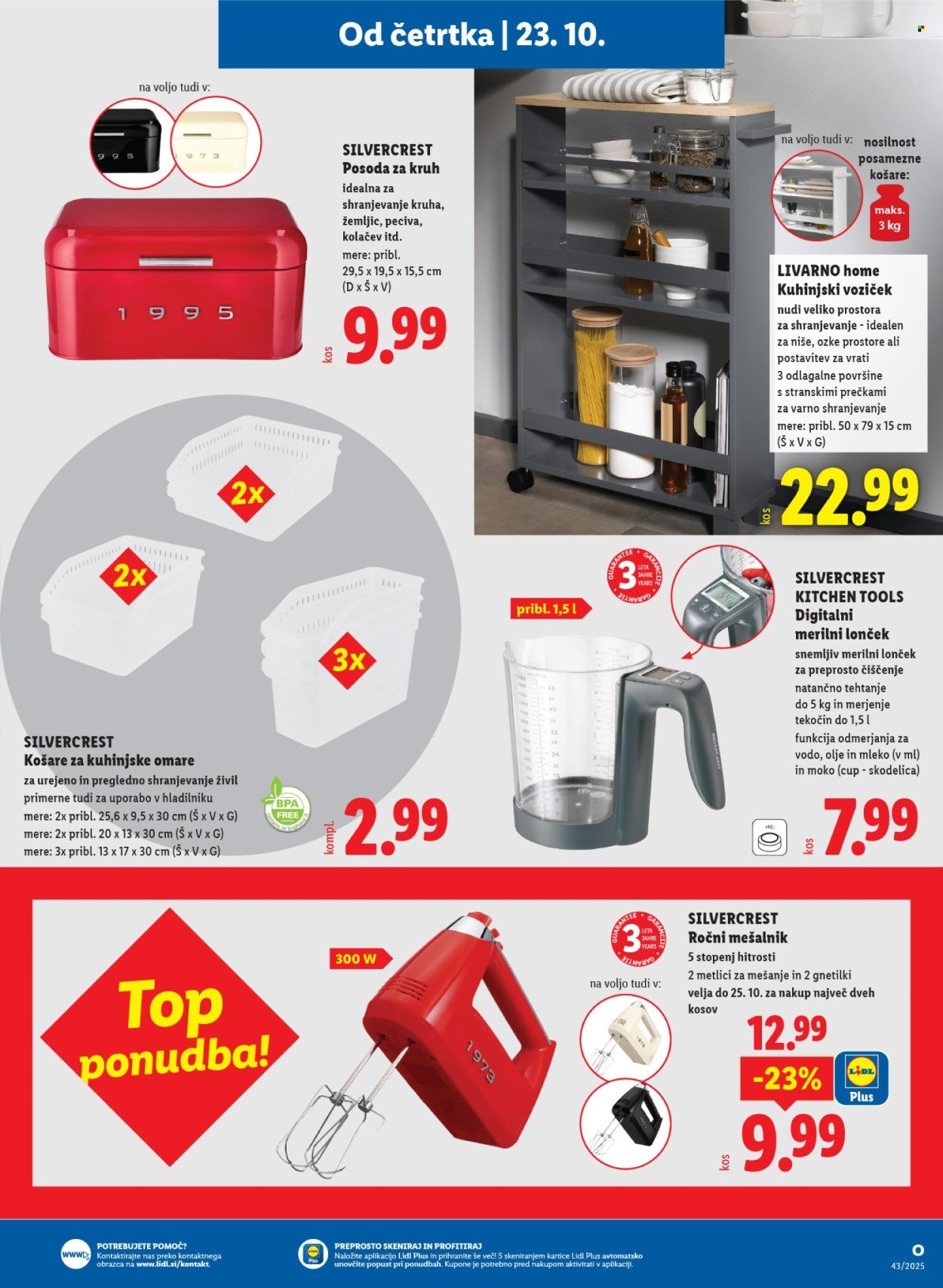 LIDL katalog - Od četrtka, 23. 10. 2025 (2025-10-23 - 2025-10-29)