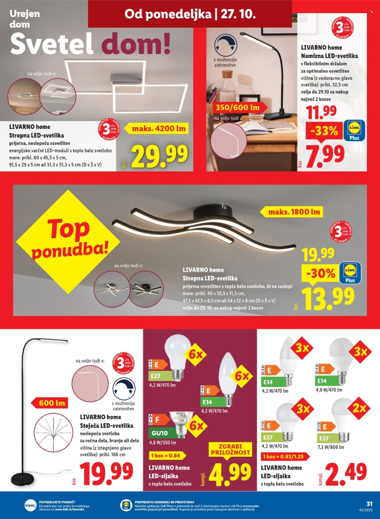 LIDL katalog - Od četrtka, 23. 10. 2025 (2025-10-23 - 2025-10-29)
