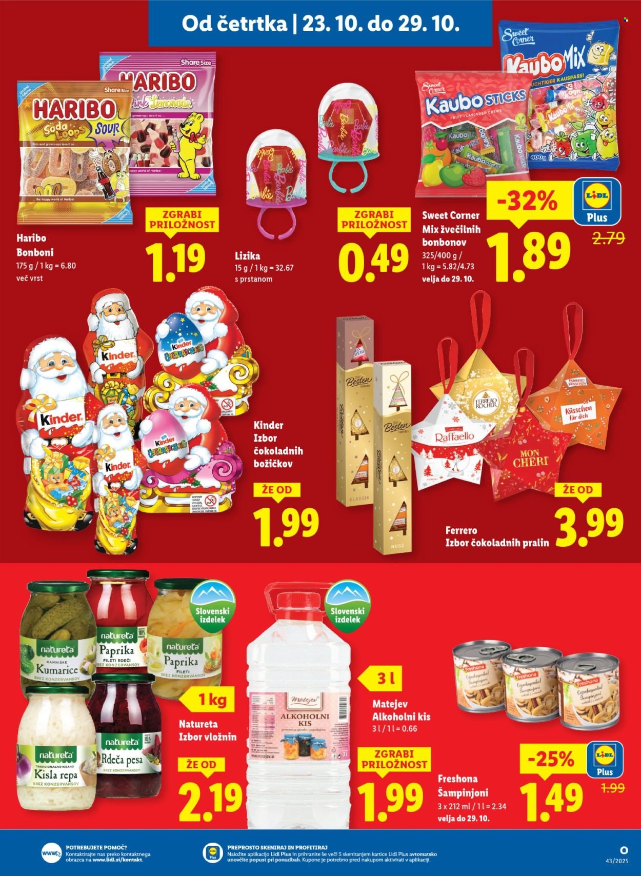 LIDL katalog - Od četrtka, 23. 10. 2025 (2025-10-23 - 2025-10-29)