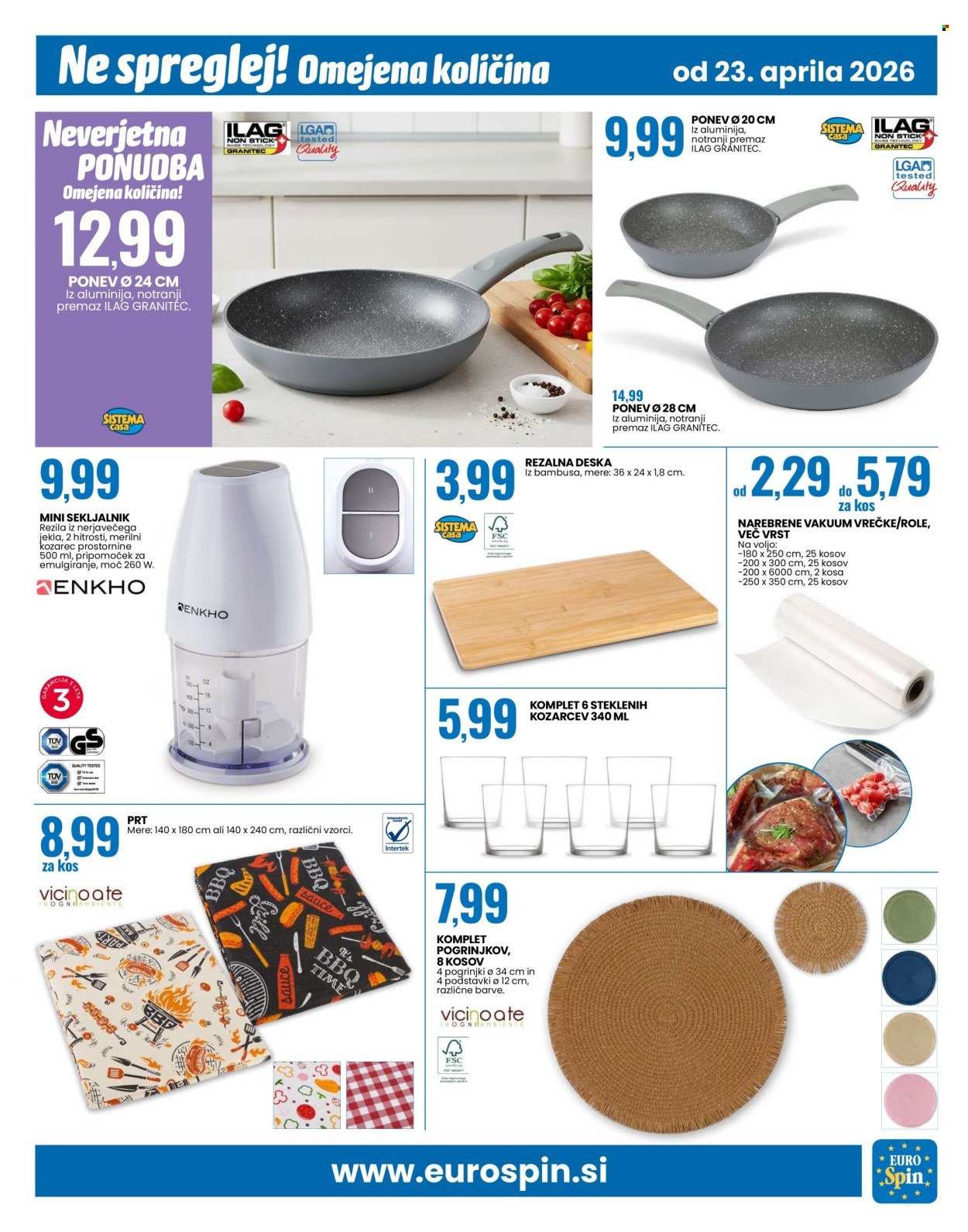 EUROSPIN katalog - Popolna ekipa za zmagovalni žar (2026-04-23 - 2026-04-29)
